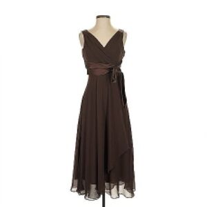 Evan Picone Dark Brown Dress